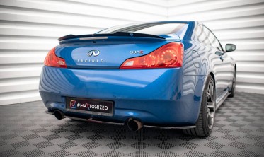 Накладка на центр заднего бампера Infiniti G37 Coupe фото