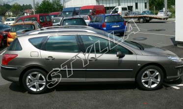спойлер задней двери Peugeot 407 SW  фото