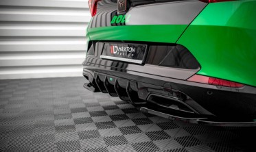Центральний дифузор на задній бампер Cupra Formentor MK1 фото
