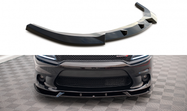 Тюнінговий дифузор переднього бампера Dodge Charger MK7 FL SRT вер. 2 фото