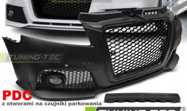 передній бампер Audi A3 8P рестайл стиль RS з вирізами під парктроніки фото