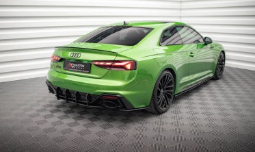 Боковые накладки на задний бампер Street pro Audi RS5 F5 рестайл фото