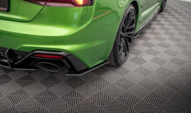 Боковые накладки на задний бампер Street pro Audi RS5 F5 рестайл фото
