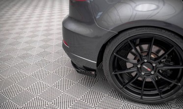 Комплект бокових накладок на задній бампер Street pro Audi S3 8V Sportback рестайл фото