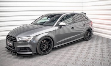 Тюнінгові накладки на пороги Audi S3 8V Sportback рестайл фото