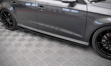 Тюнінгові накладки на пороги Audi S3 8V Sportback рестайл фото