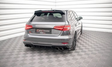 Боковые накладки на задний бампер Audi S3 Sportback 8V рестайл фото