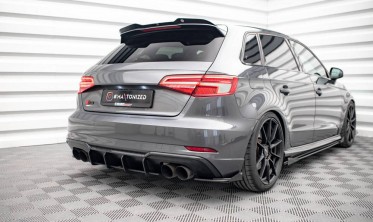 Накладка на спойлер кришки багажника Audi S3 Sportback 8V рестайл фото