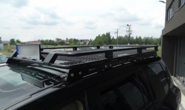 Багажник на дах із сіткою Toyota Land Cruiser J200 фото