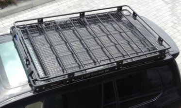 Багажник на дах із сіткою Toyota Land Cruiser J200 фото