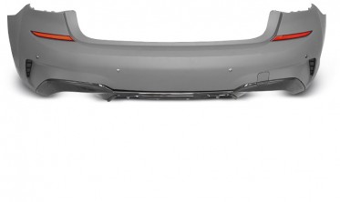 Бампер задний BMW 3 G20 в стиле M-PERFORMANCE (двойные насадки) PDC/Parking assistant фото