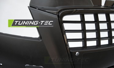 Тюнинговый бампер передний Audi A3 8P 2008-2012 стиль S-line с вырезами под парктроники фото