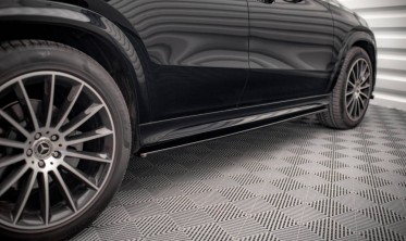 Тюнінгові накладки (лістви)  на пороги Mercedes-AMG / AMG-Line GLE Coupe / SUV C167 / W167 фото