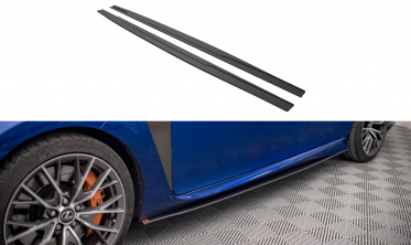 Бічні накладки на пороги Street pro Lexus GS F MK4 рестайл фото