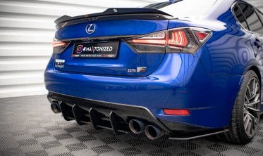 Центральный диффузор на задний бампер Street pro Lexus GS F MK4 рестайл фото