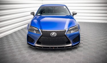 Передний тюнинговый диффузор на бампер Lexus GS F MK4 рестайл вер. 2 фото