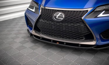 Передний тюнинговый диффузор на бампер Lexus GS F MK4 рестайл вер. 2 фото