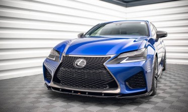 Передний тюнинговый диффузор на бампер Lexus GS F MK4 рестайл вер. 2 фото
