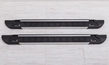 пороги-подножки боковые Jeep Renegade RL стиль OEM фото