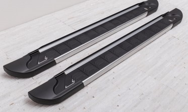 пороги-подножки боковые Jeep Renegade RL стиль OEM фото