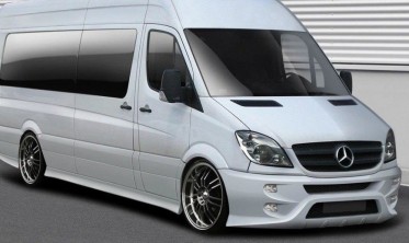 Бампер передний тюнинговый Mercedes Sprinter MK2 фото