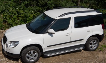 пороги (підніжки бічні) Skoda Yeti рестайл фото