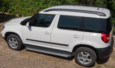 пороги (підніжки бічні) Skoda Yeti рестайл фото
