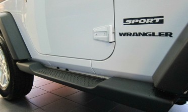 пороги (подножки боковые) Jeep Wrangler JK 2 двери фото