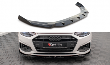 Тюнинг накладка на передний бампер Audi A4 B9 рестайл вер. 1 фото