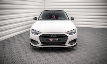 Тюнинг накладка на передний бампер Audi A4 B9 рестайл вер. 1 фото