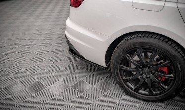 Боковые накладки на задний бампер Audi A4 B9 рестайл фото