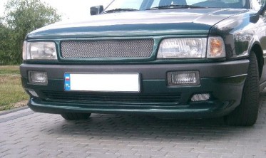 Решітка радіатора з накладками на фари Audi 80 B3 фото