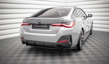 Центральный диффузор на задний бампер Street pro BMW 4 Gran Coupe G26 M-pack фото