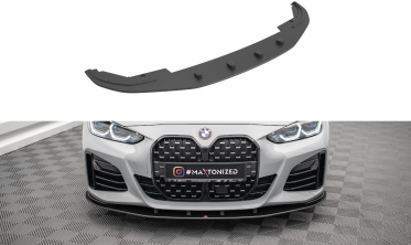 Передний диффузор на бампер Street pro BMW 4 Gran Coupe G26 M-pack фото