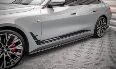 Боковые листвы под пороги Street pro BMW 4 Gran Coupe G26 M-pack фото