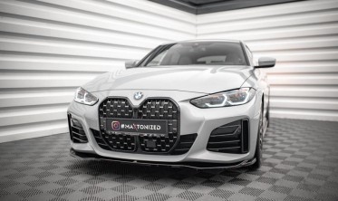 Тюнинг накладка на передний бампер BMW 4 / i4 Gran Coupe G26 M-pack вер. 1 фото
