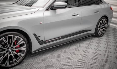 Тюнінг накладки на бічні пороги BMW 4 Gran Coupe G26 M-pack вер. 1 фото