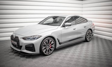 Тюнінг накладки на бічні пороги BMW 4 Gran Coupe G26 M-pack вер. 1 фото