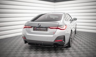 Тюнинг накладка на центр заднего бампера BMW 4 Gran Coupe G26 M-пакет фото