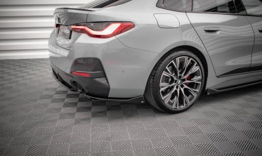 Бічні дифузори на задній бампер BMW 4 Gran Coupe G26 M-pack вер. 2 фото