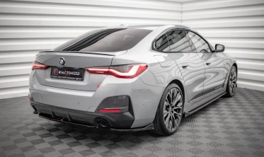 Бічні дифузори на задній бампер BMW 4 Gran Coupe G26 M-pack вер. 2 фото