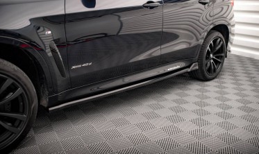 Бічні дифузори на пороги BMW X6 F16 M-pack версія 2 фото