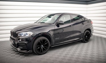 Бічні дифузори на пороги BMW X6 F16 M-pack версія 2 фото