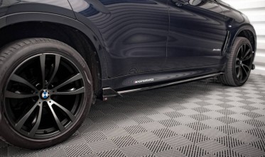 Бічні дифузори на пороги BMW X6 F16 M-pack версія 2 фото