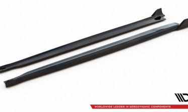 Бічні дифузори на пороги BMW X6 F16 M-pack версія 2 фото