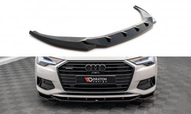 Тюнинг накладка на передний бампер Audi A6 C8 вер. 1 фото