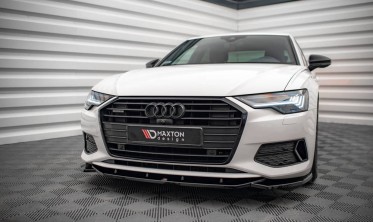 Тюнинг накладка на передний бампер Audi A6 C8 вер. 1 фото