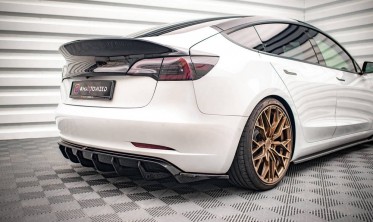 Тюнинг накладки на задний бампер Tesla Model 3 для диф. TE-MODEL3-1-RS2G фото