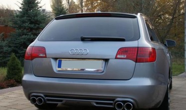 Дифузор заднього бампера Audi A6 C6 Avant фото
