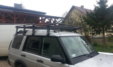 Багажник на дах із сіткою Land Rover Discovery 2 (1998-2005) фото
